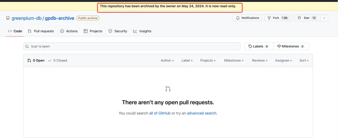 Open Source Governance Changes